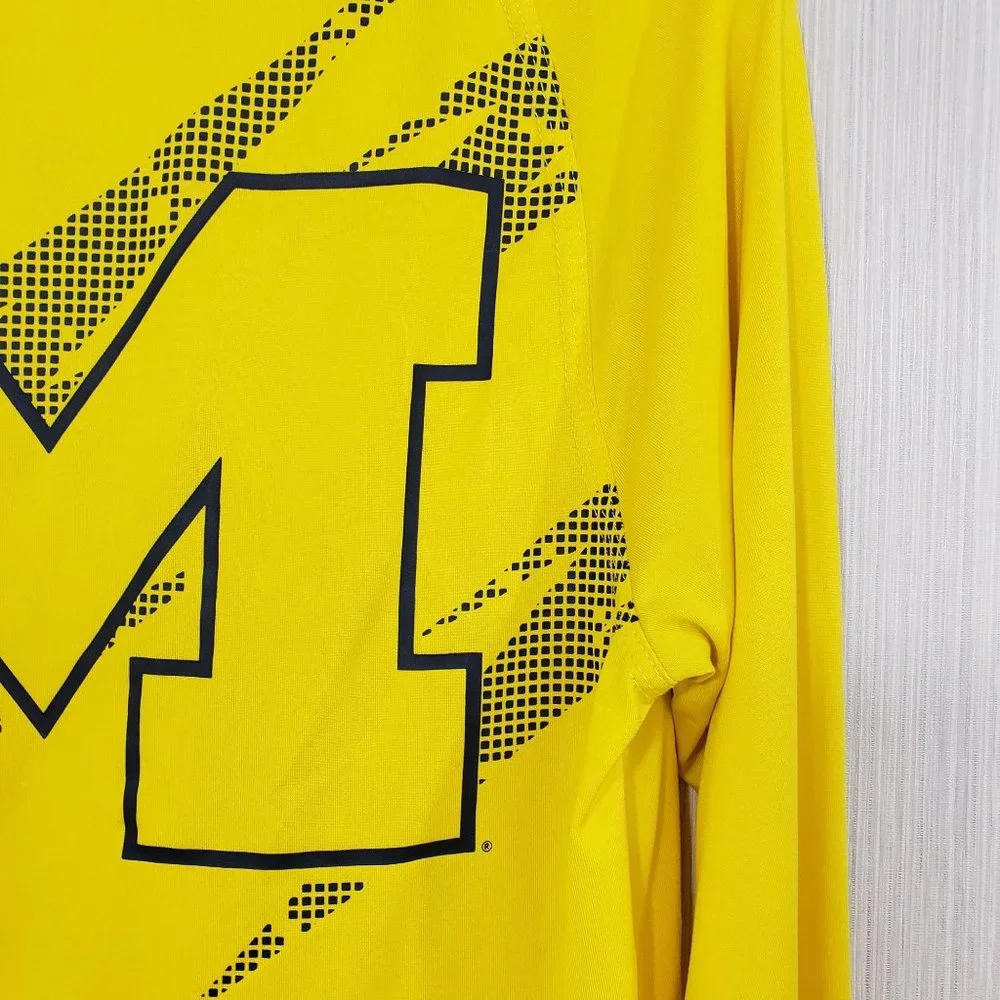 Adidas Michigan‎ University HAIL long sleeve graphic shirt
